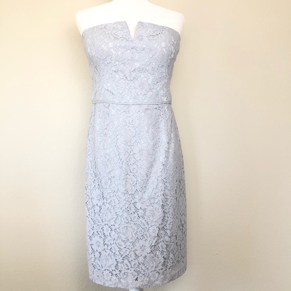 NWOT Donna Morgan Quinn Strapless Lace Dress - Picture 3 of 7